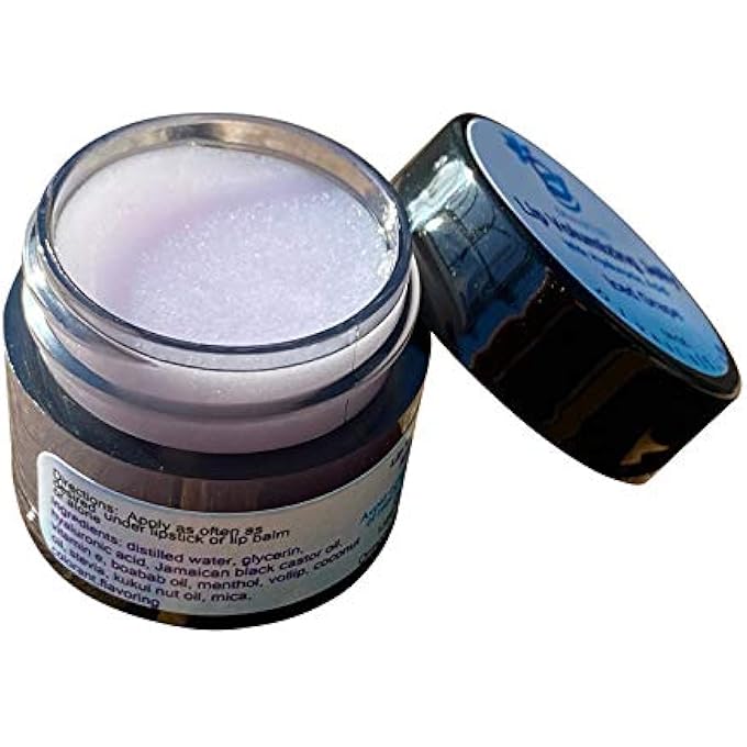 Diva Stuff LIP VOLUMIZING JELLY, ICED GRAPE FLAVOR, NO WAX, MAXIMUM AMOUNT OF HYALURONIC ACID, JAMAICAN BLACK CASTOR OIL AND VITAMIN E, SMOOTHS, PLUMPS, HYDRATES - Image 2